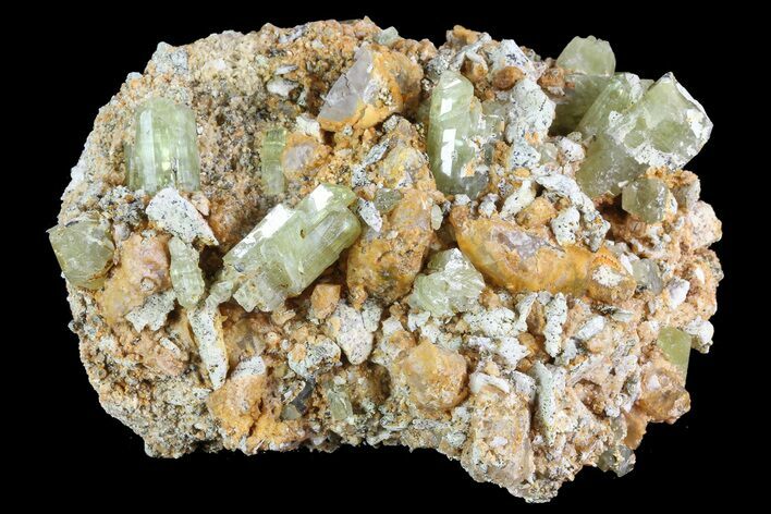 Apatite Crystals in Feldspar - Morocco #84329